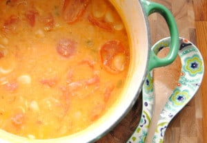 giant lima beans cooked in dutch oven