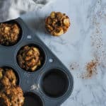 apple and oat muffins