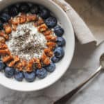 lemon blueberry yogurt bowl