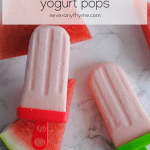 watermelon yogurt pops