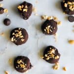 frozen chocolate peanut butter banana bites