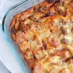 make ahead sausage egg and cheese breakfast casserole